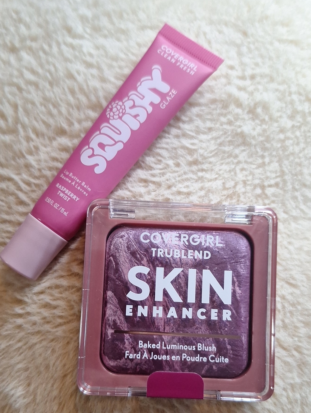 COVERGIRL Trublend Skin Baked Blush - Pink & Squishy Rasberry Twist Lip Glaze